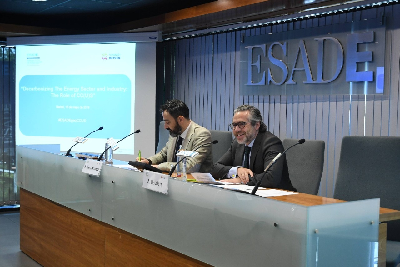 Ángel Bautista durante su intervención en la jornada realizada por ESADEgeo