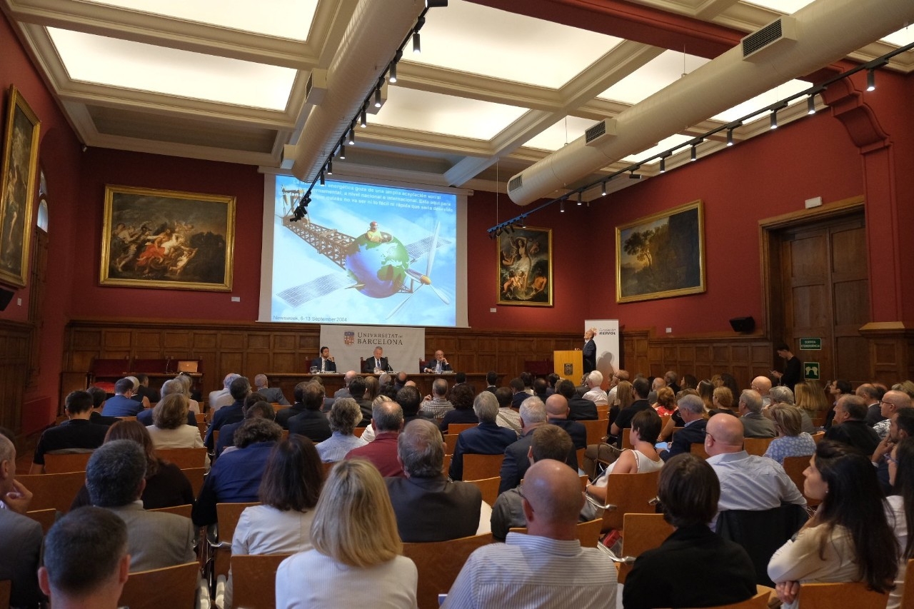 Presentación de la Cátedra de Transición Energética Repsol en la Universitat de Barcelona