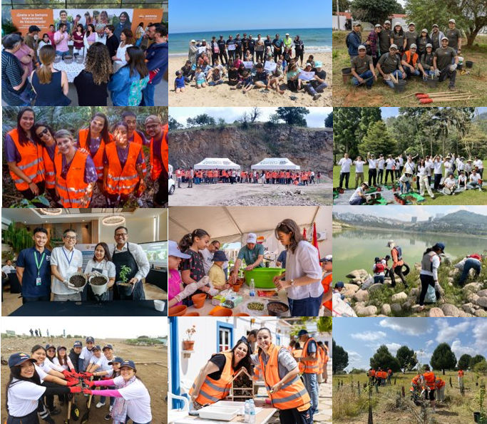 Miles de voluntarios se unen a la Semana Internacional del Voluntariado